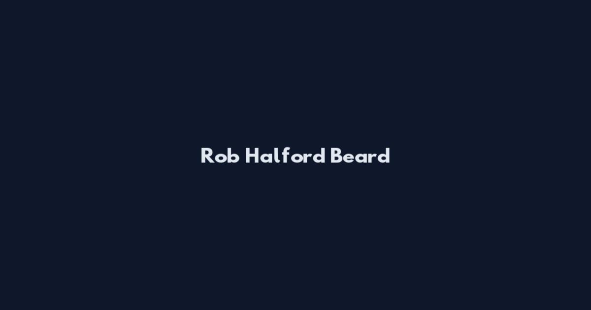 Rob Halford Beard