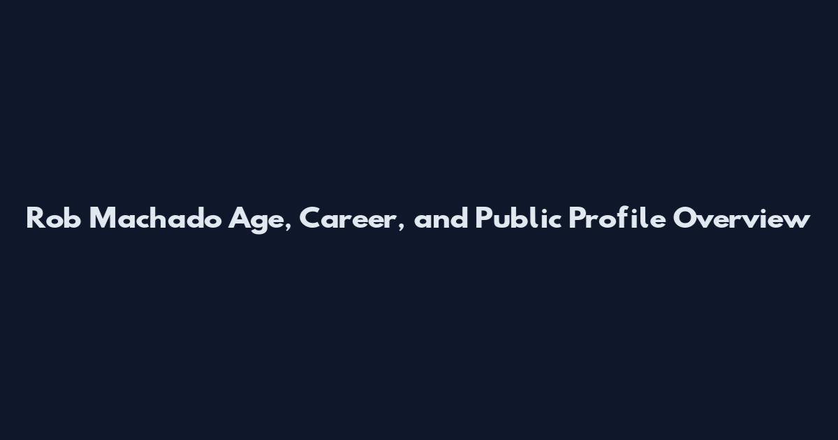 Rob Machado Age, Career, and Public Profile Overview