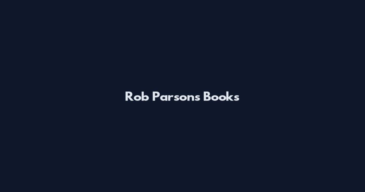 Rob Parsons Books