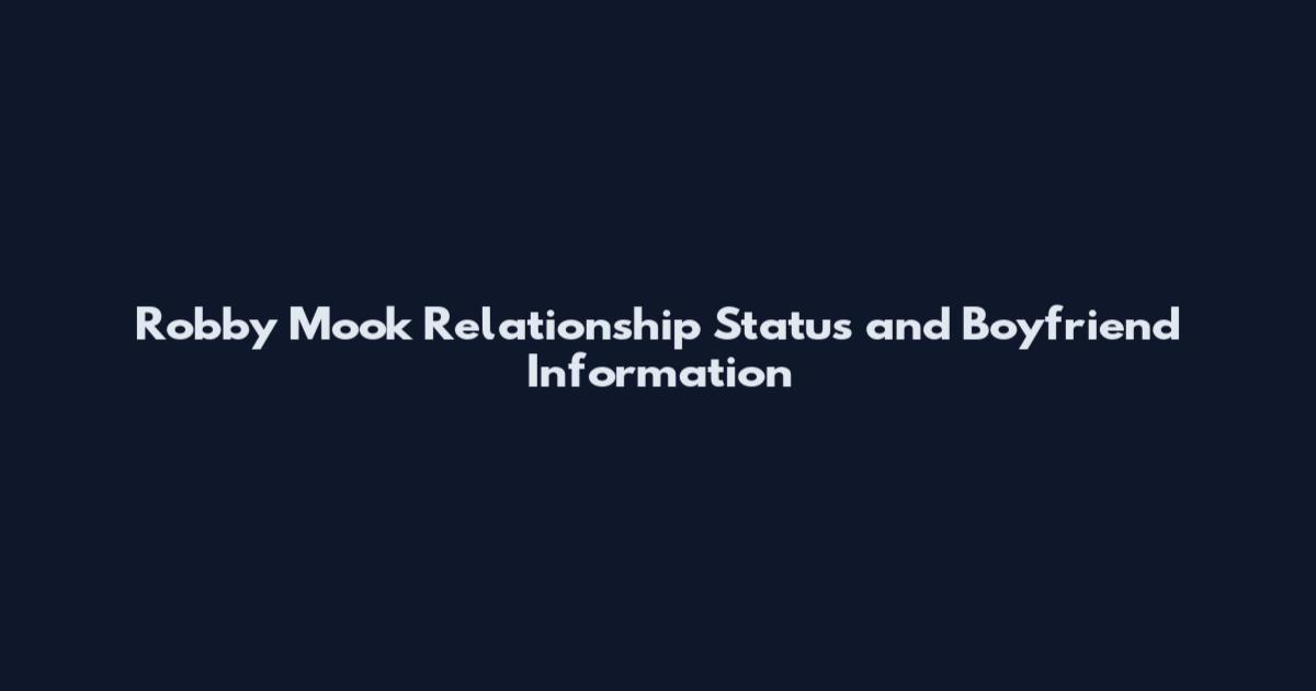 Robby Mook Relationship Status and Boyfriend Information