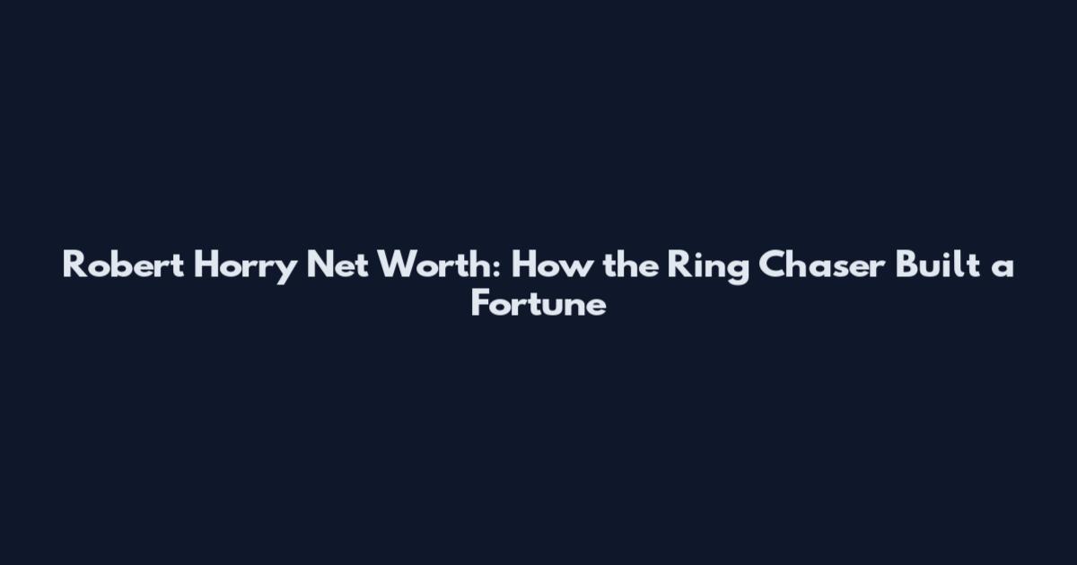 Robert Horry Net Worth: How the Ring Chaser Built a Fortune