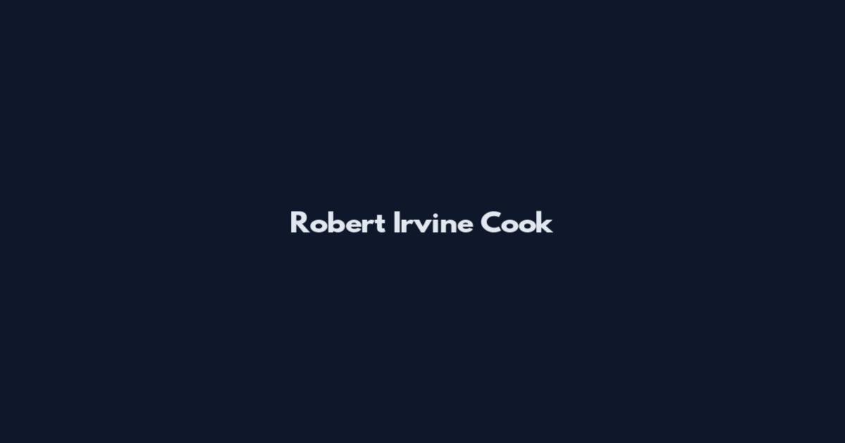 Robert Irvine Cook