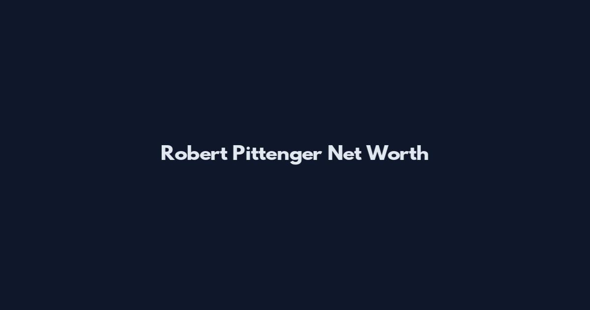 Robert Pittenger Net Worth