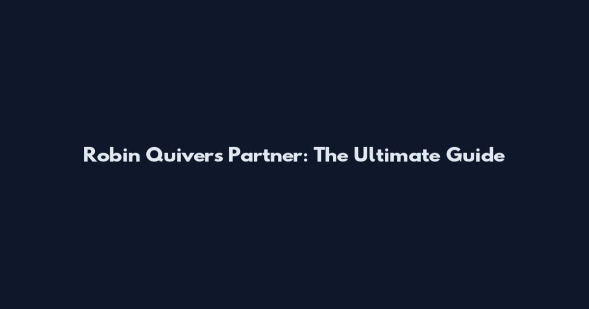 Robin Quivers Partner: The Ultimate Guide