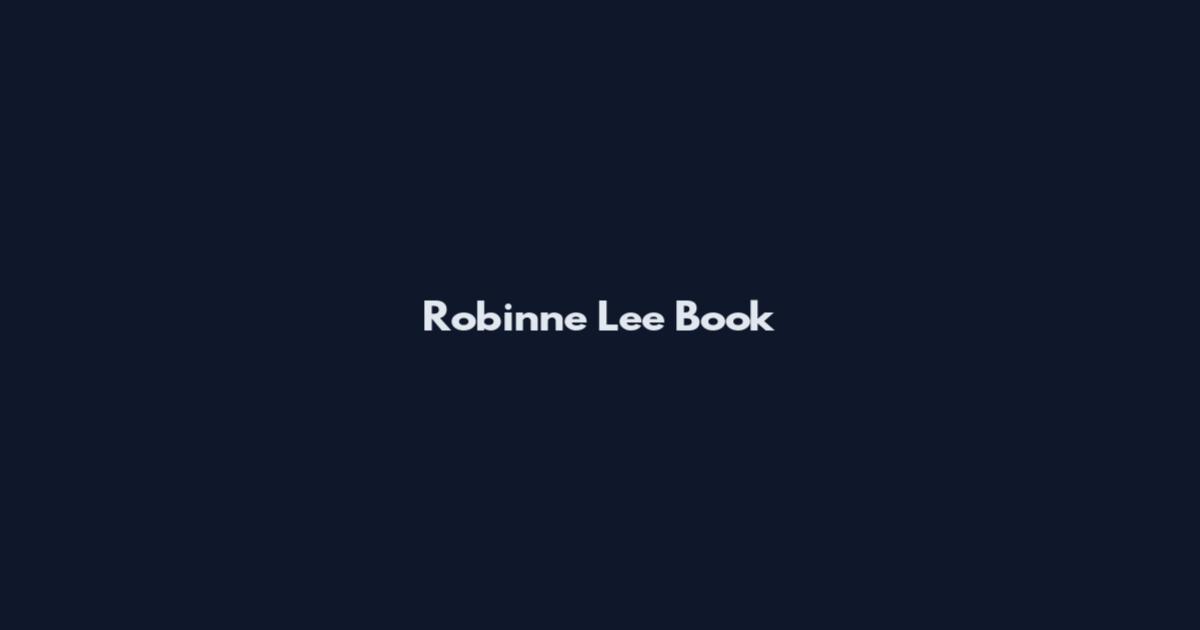 Robinne Lee Book