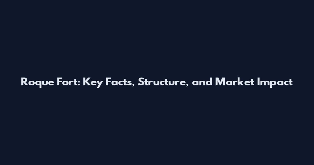 Roque Fort: Key Facts, Structure, and Market Impact