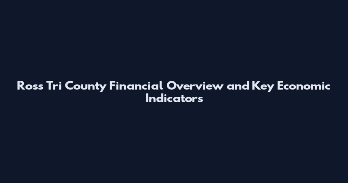 Ross Tri County Financial Overview and Key Economic Indicators