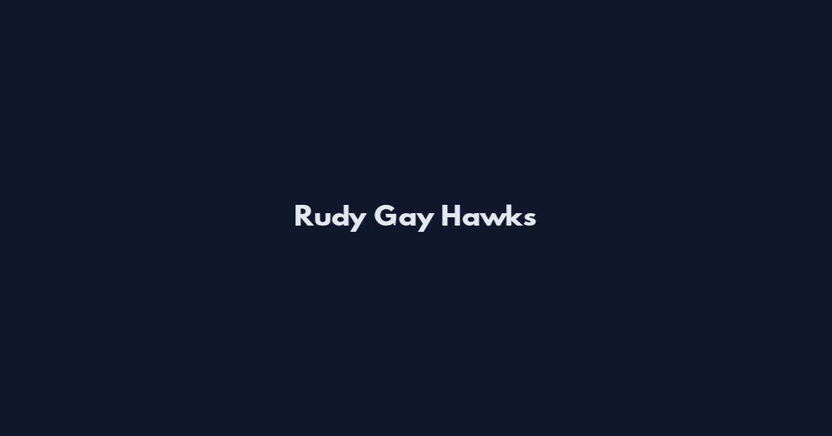 Rudy Gay Hawks