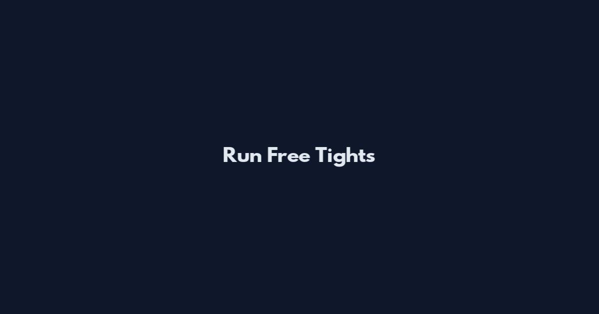 Run Free Tights