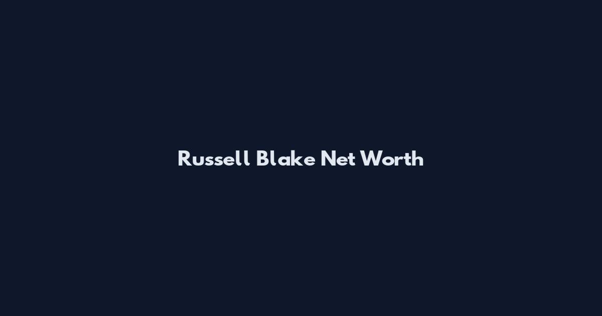 Russell Blake Net Worth