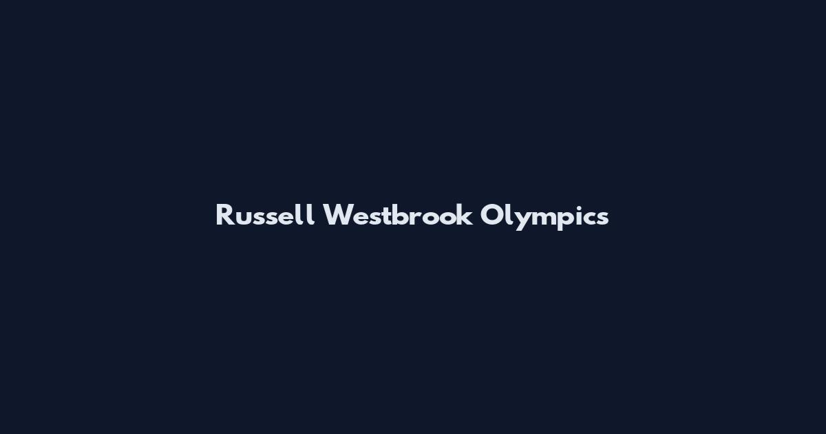 Russell Westbrook Olympics