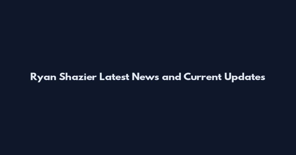 Ryan Shazier Latest News and Current Updates