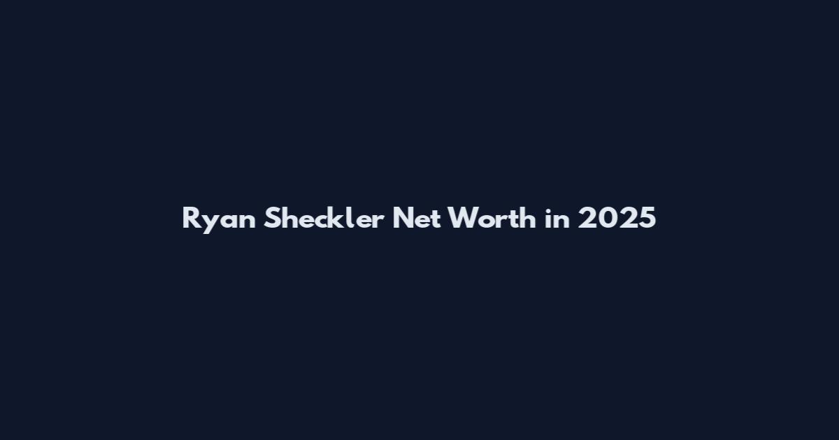 Ryan Sheckler Net Worth in 2025