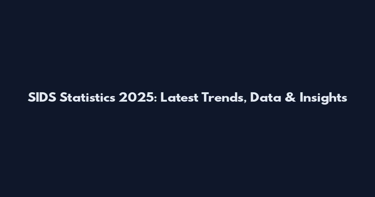 SIDS Statistics 2025: Latest Trends, Data & Insights
