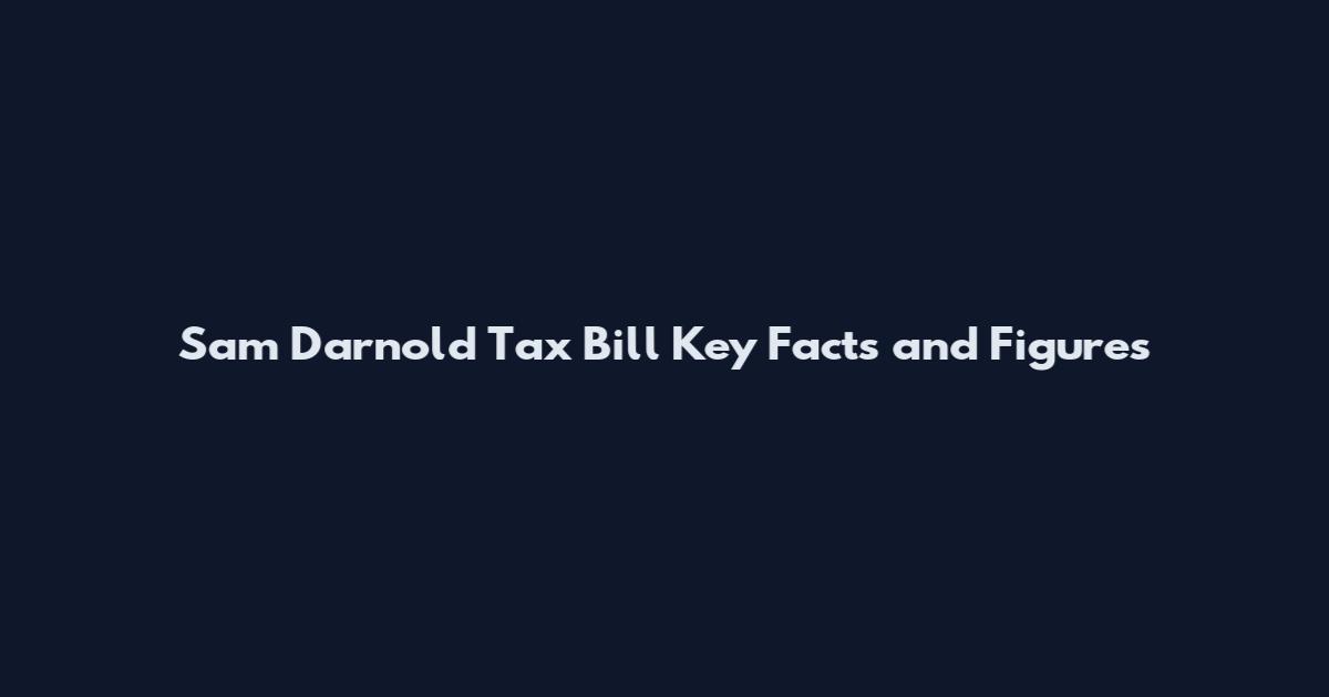Sam Darnold Tax Bill Key Facts and Figures