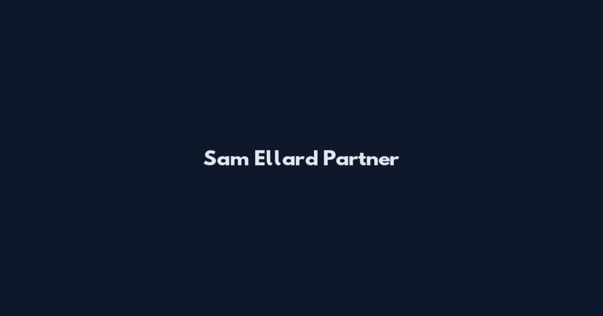 Sam Ellard Partner