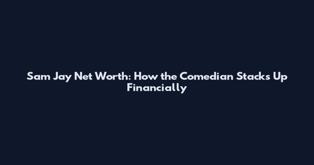 Sam Jay Net Worth: How the Comedian Stacks Up Financially