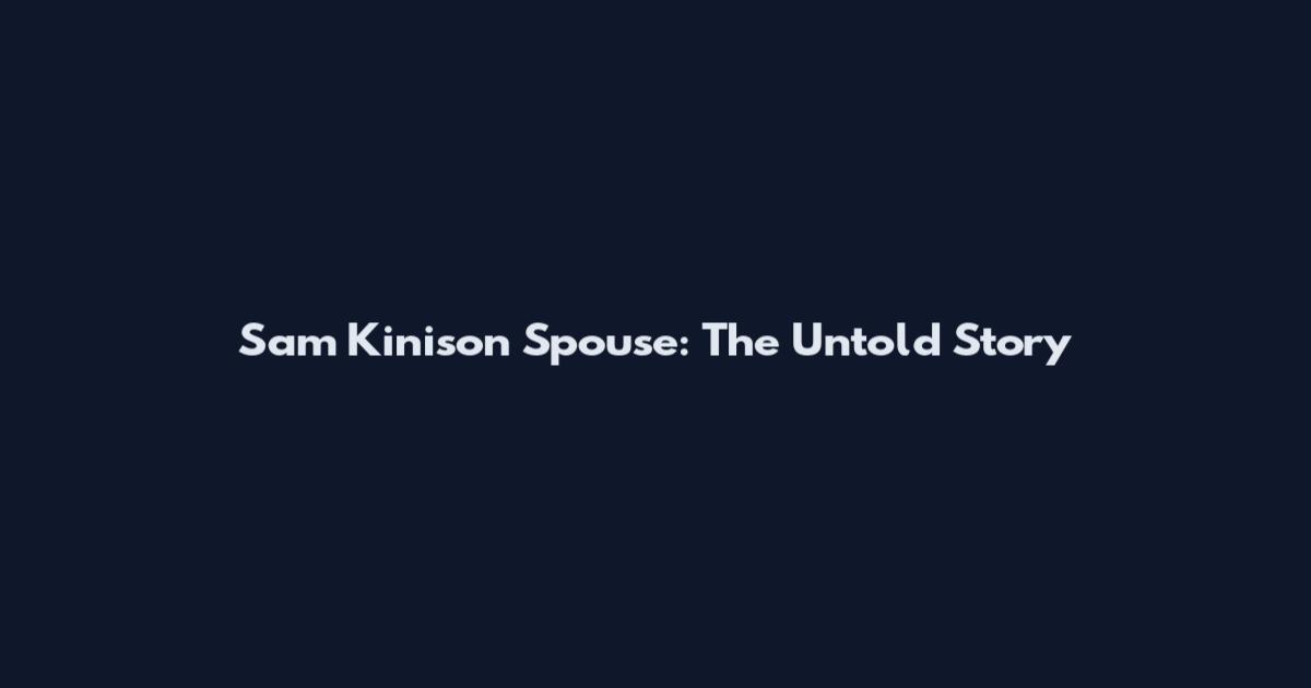 Sam Kinison Spouse: The Untold Story