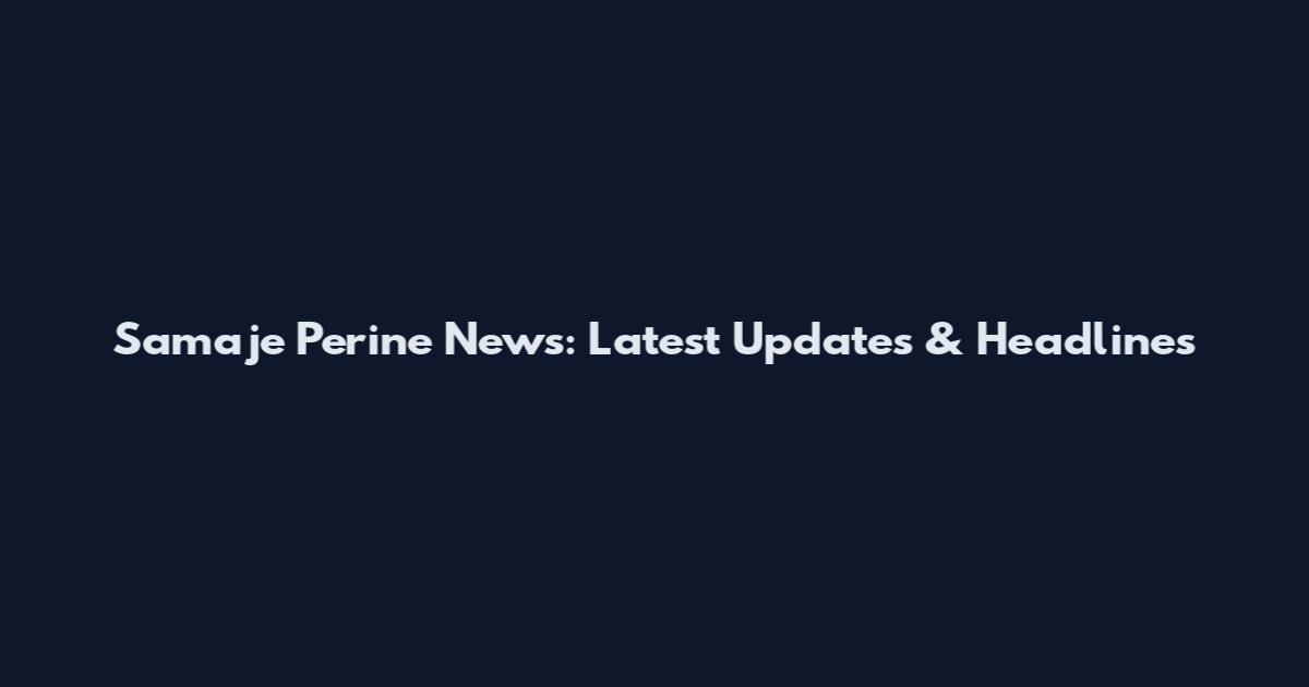 Samaje Perine News: Latest Updates & Headlines