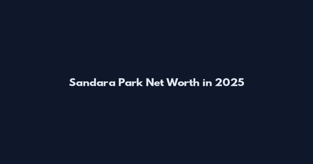 Sandara Park Net Worth in 2025