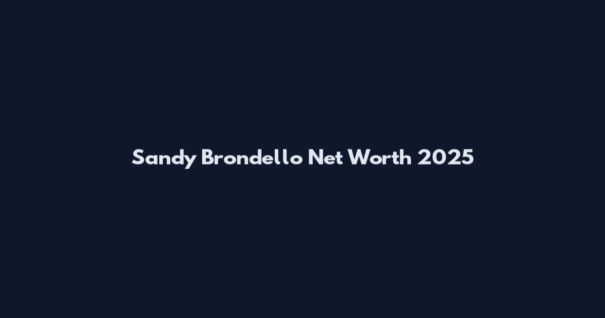 Sandy Brondello Net Worth 2025