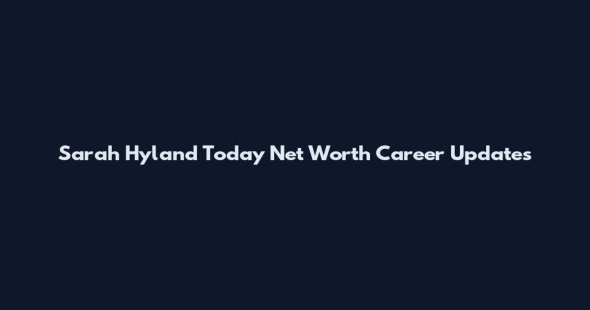 Sarah Hyland Today Net Worth Career Updates