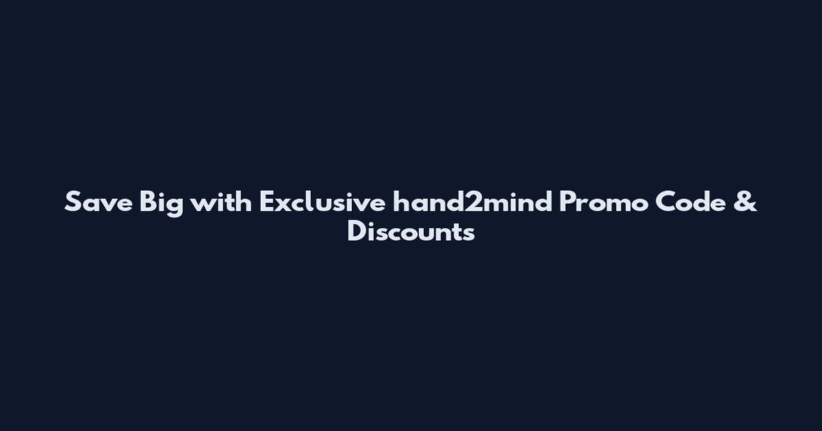 Save Big with Exclusive hand2mind Promo Code & Discounts