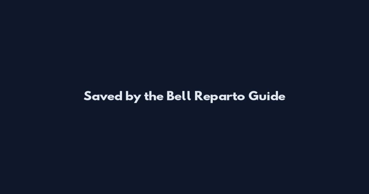 Saved by the Bell Reparto Guide