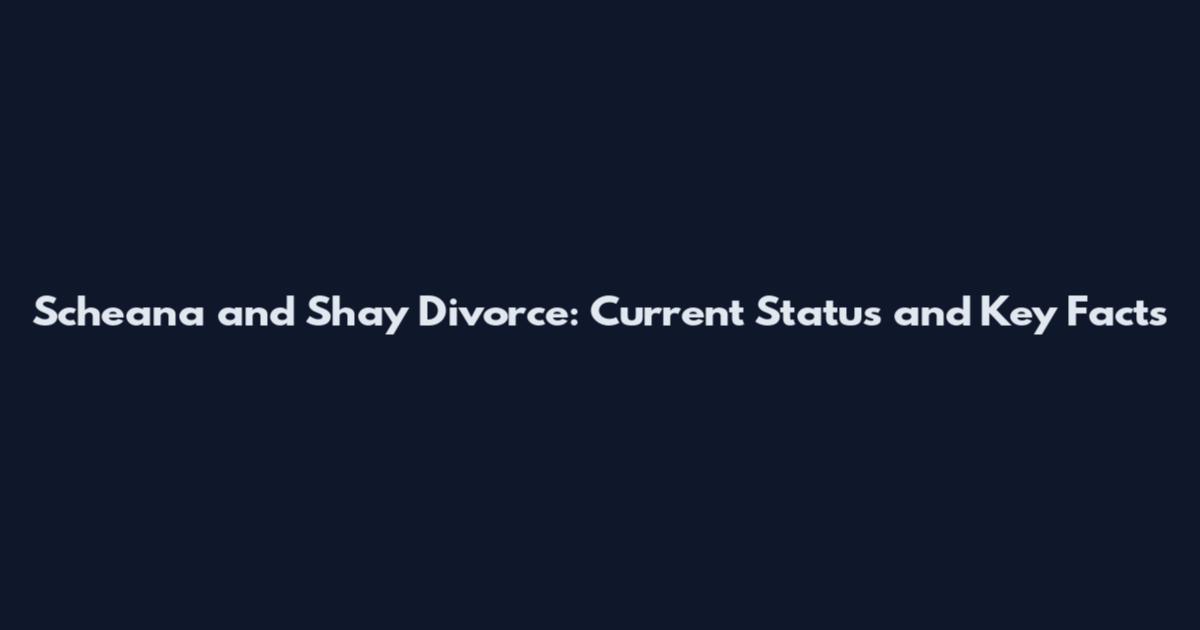 Scheana and Shay Divorce: Current Status and Key Facts