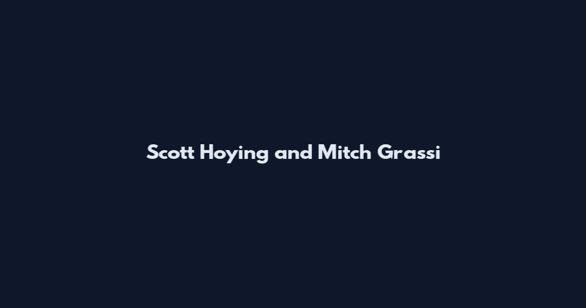 Scott Hoying and Mitch Grassi