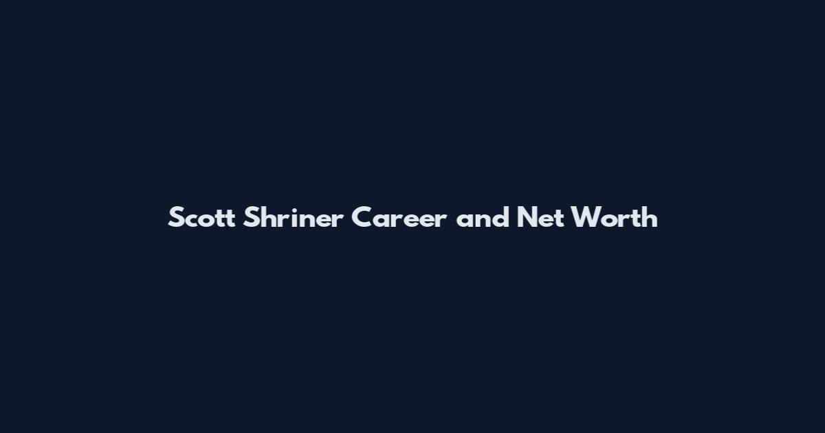 Scott Shriner Career and Net Worth
