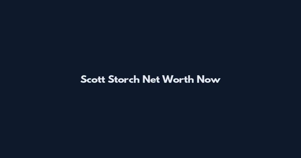 Scott Storch Net Worth Now