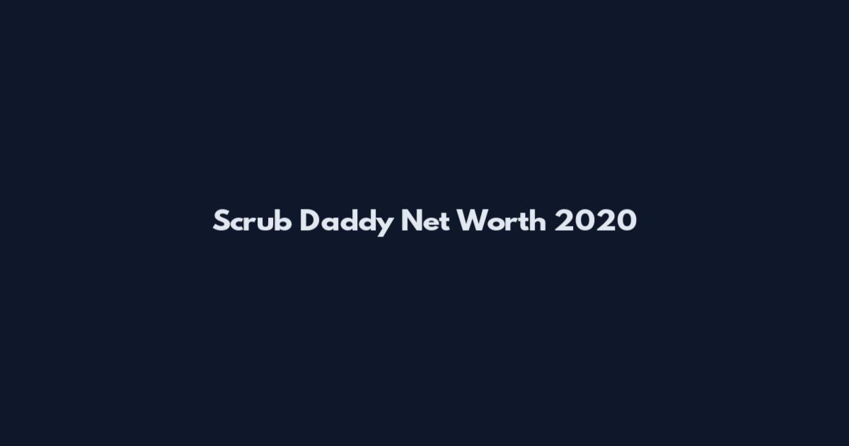 Scrub Daddy Net Worth 2020