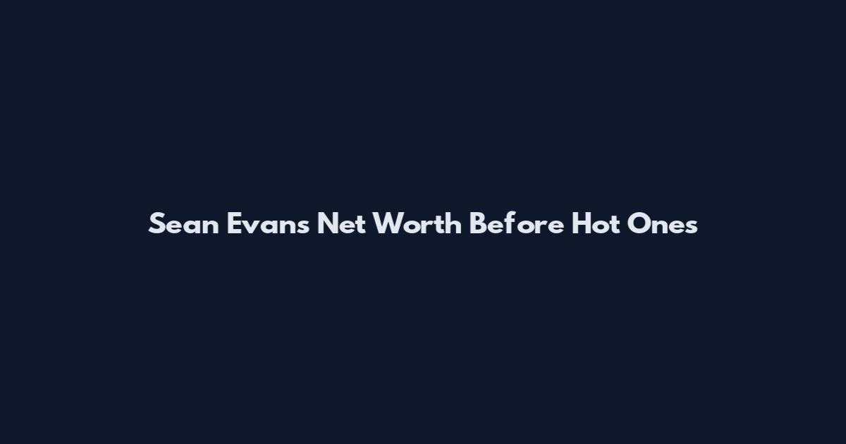 Sean Evans Net Worth Before Hot Ones
