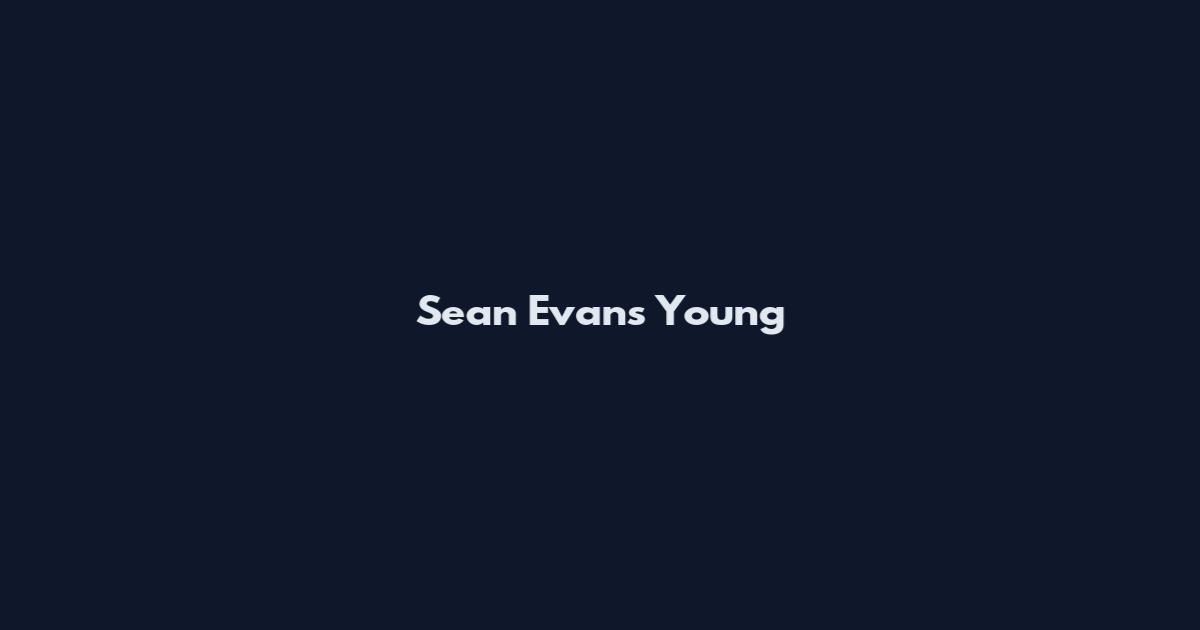 Sean Evans Young