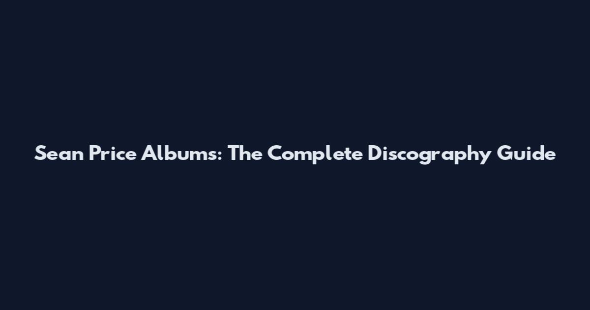 Sean Price Albums: The Complete Discography Guide