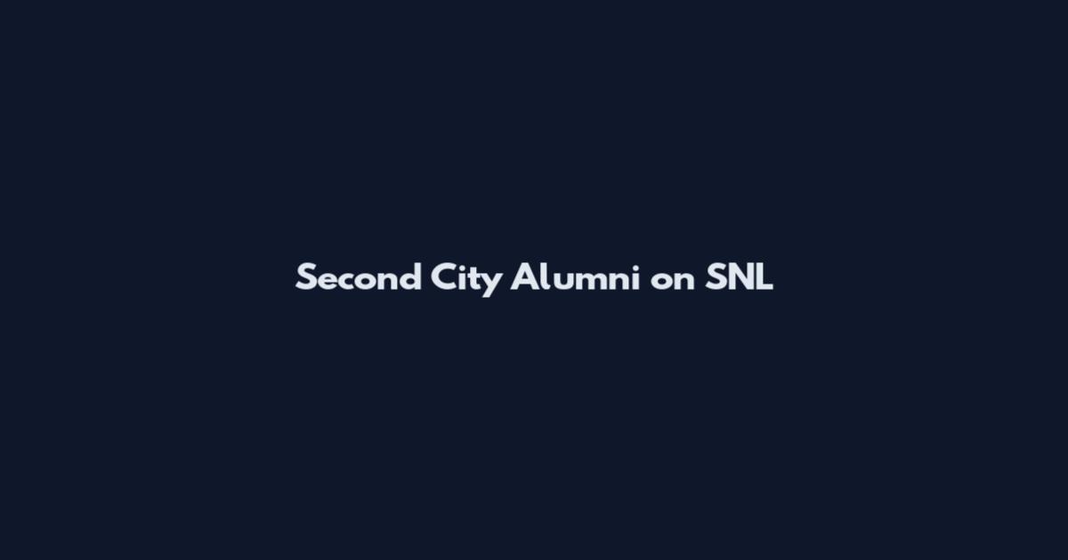 Second City Alumni on SNL