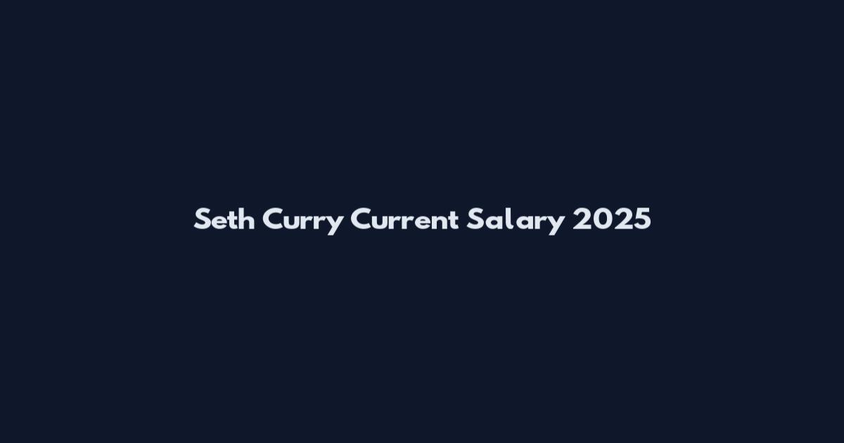 Seth Curry Current Salary 2025