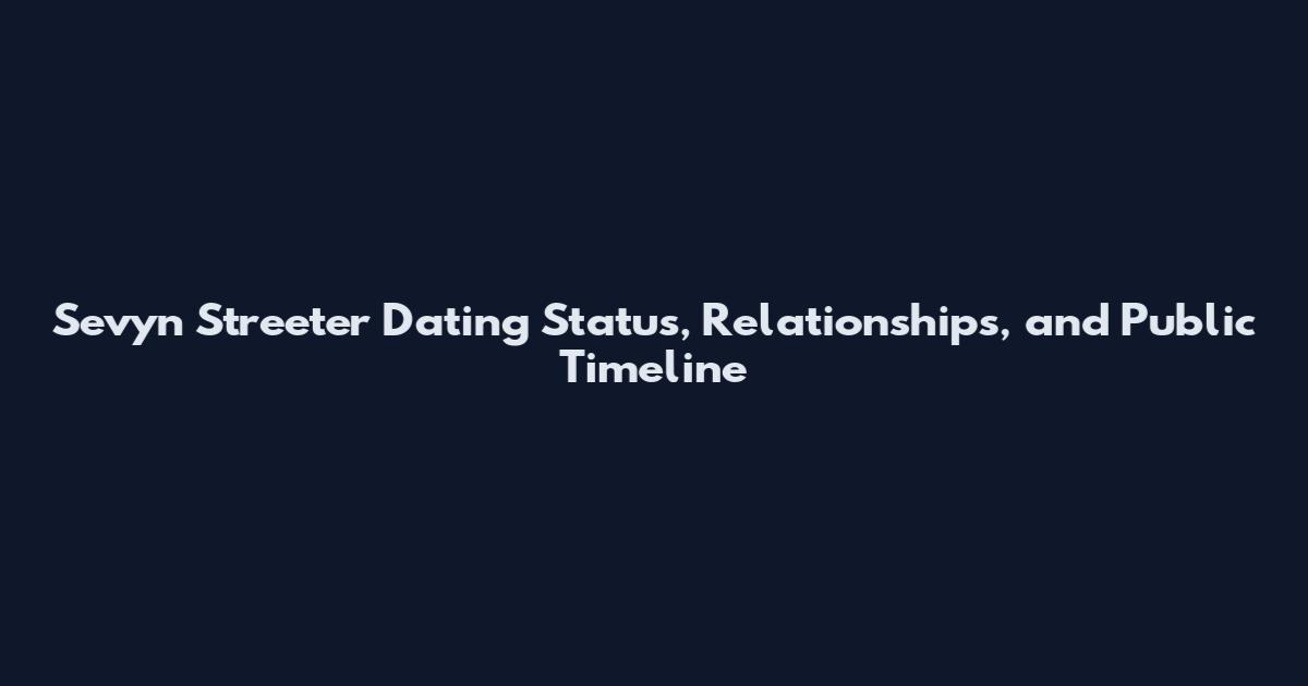 Sevyn Streeter Dating Status, Relationships, and Public Timeline