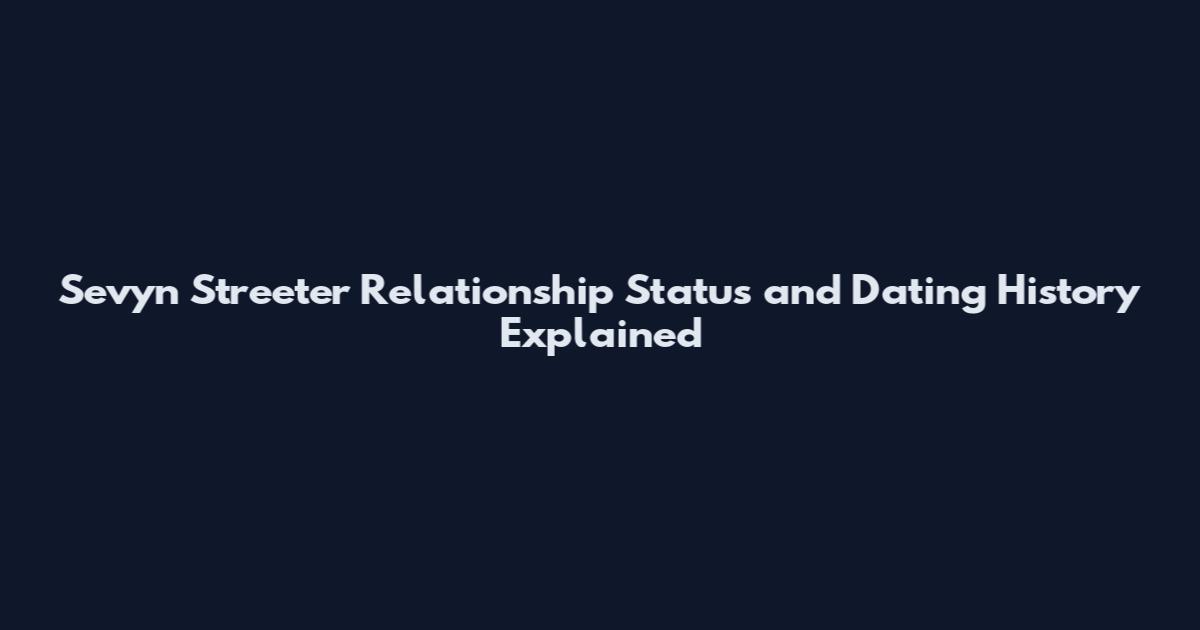 Sevyn Streeter Relationship Status and Dating History Explained