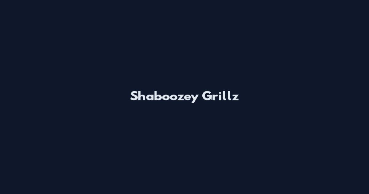 Shaboozey Grillz