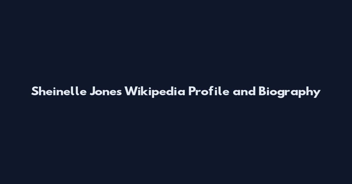 Sheinelle Jones Wikipedia Profile and Biography
