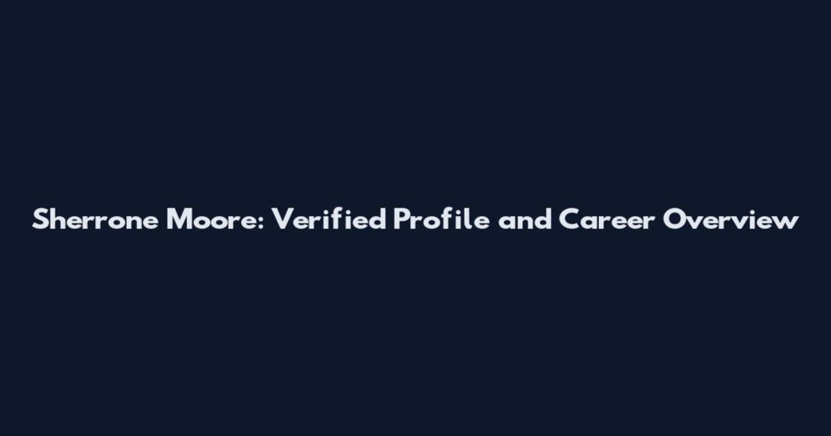 Sherrone Moore: Verified Profile and Career Overview