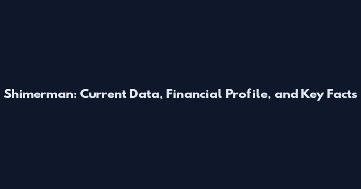 Shimerman: Current Data, Financial Profile, and Key Facts
