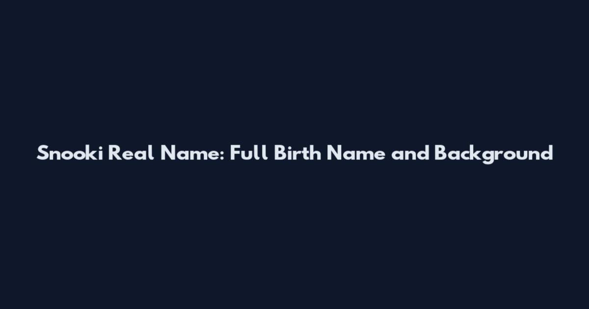 Snooki Real Name: Full Birth Name and Background