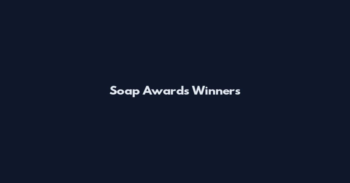 Soap Awards Winners