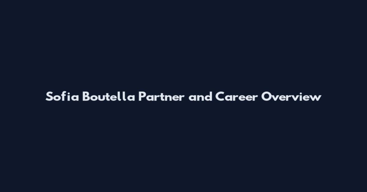 Sofia Boutella Partner and Career Overview