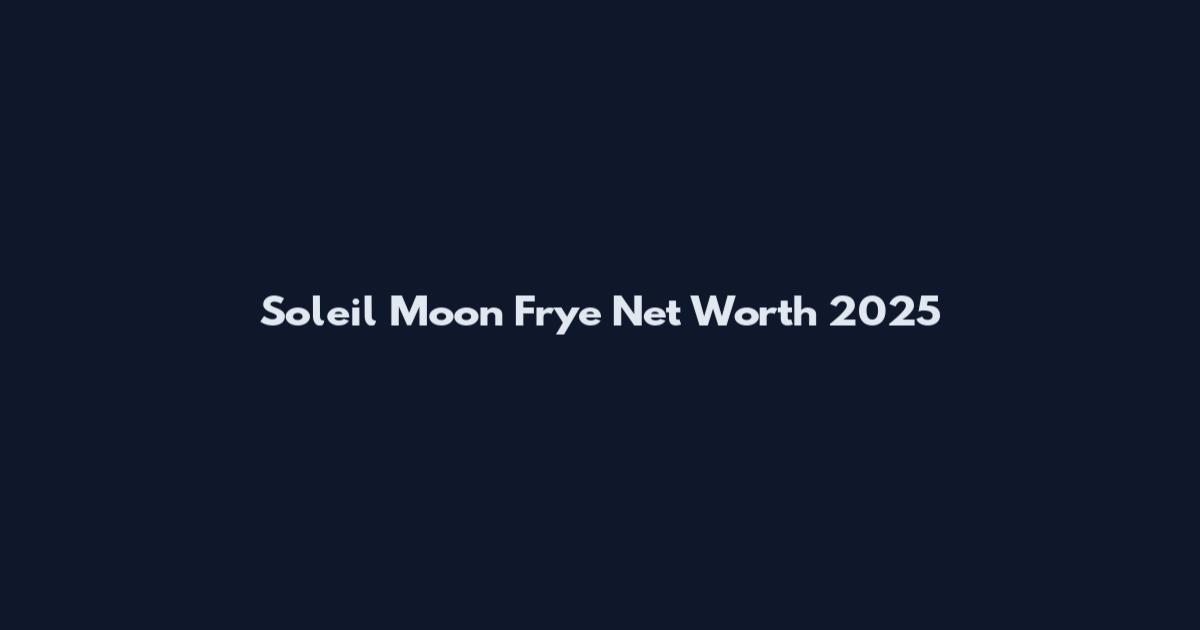 Soleil Moon Frye Net Worth 2025