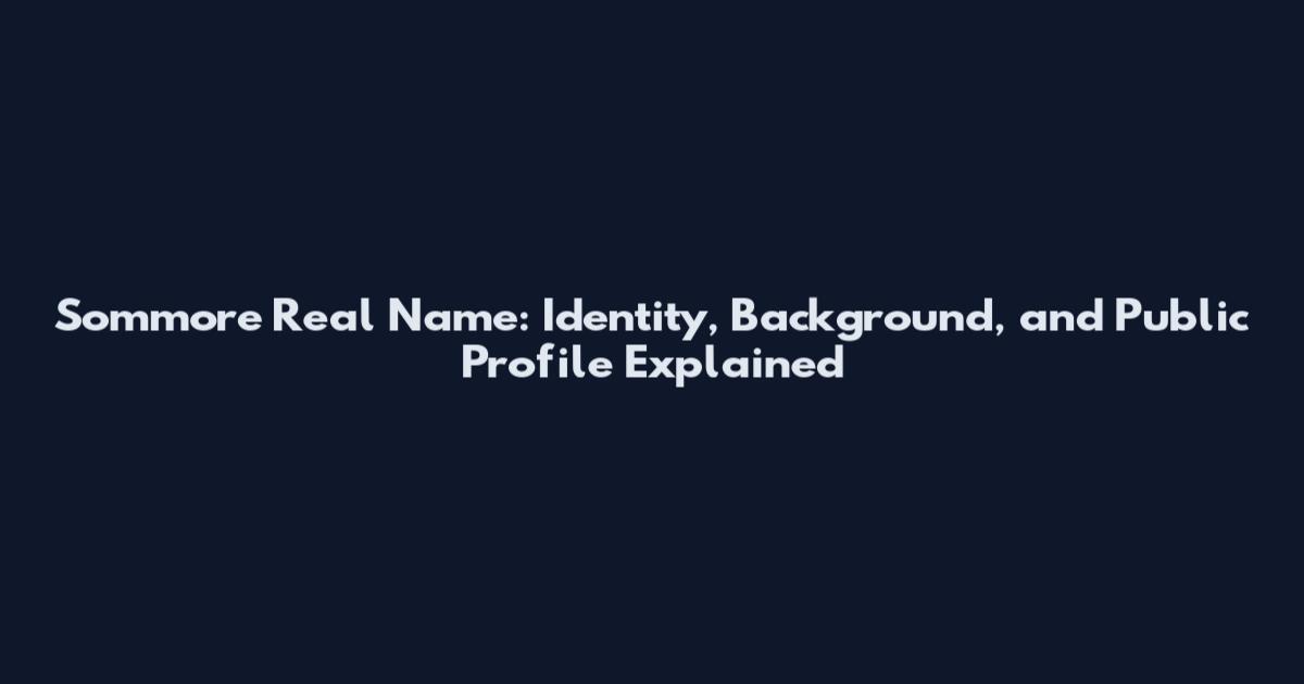 Sommore Real Name: Identity, Background, and Public Profile Explained