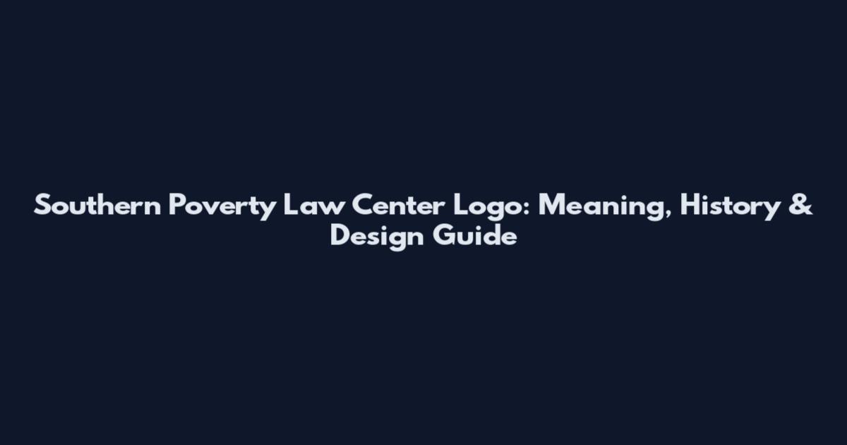 Southern Poverty Law Center Logo: Meaning, History & Design Guide